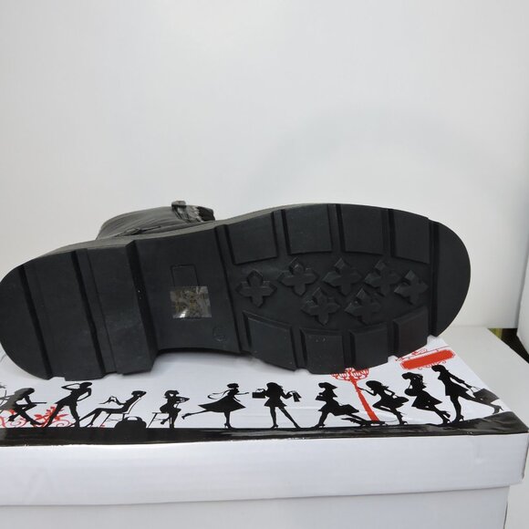 Lora Ferres combat style fashion booties. brand new - Picture 5 of 6
